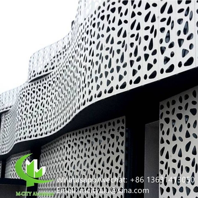 geperforeerde aluminium laser gesneden cnc aluminium schermplaat voor wandbekleding decoratie