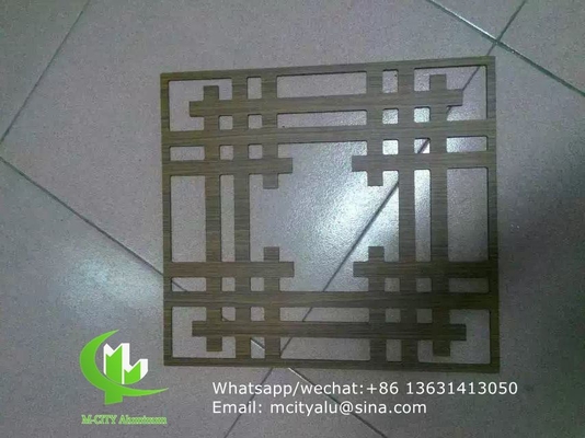 Hout aluminium fineer plaat metalen gevel bekleding buigplaat 2,5 mm dik voor gordijnwand gevel decoratie