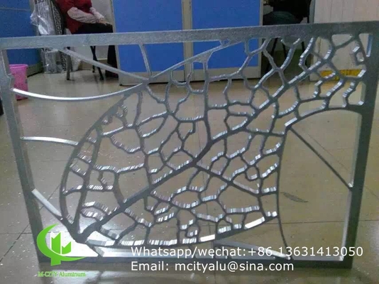 Aluminium wandpaneel voor scherm met 2 mm metaalplaat van 1 m x 1 m