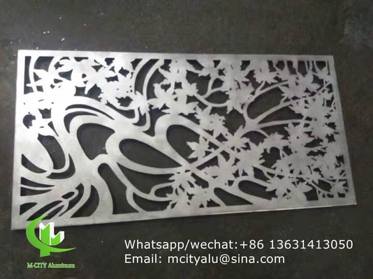 Aluminium holle wandpaneel voor gordijnwand gevelbekleding wandpaneel met 2 mm dikke geperforeerd scherm