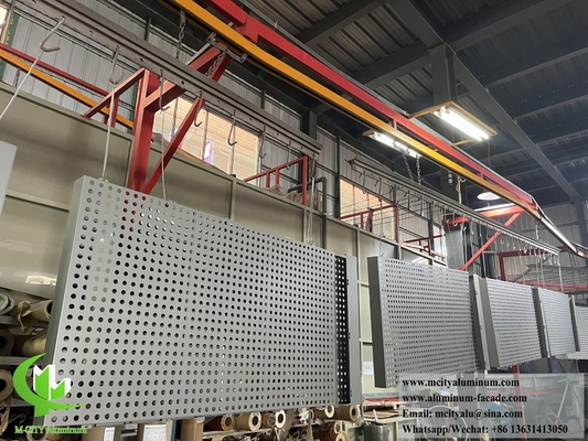 Metalen bekleding van aluminiumplaat met perforatie voor plafond- of gevelbekleding
