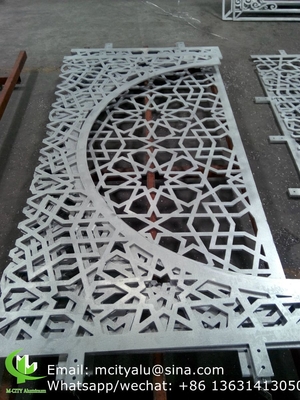 Gevelbekleding van aluminium massief paneel buigplaat 2,5 mm dik voor decoratie van gordijnwand gevel