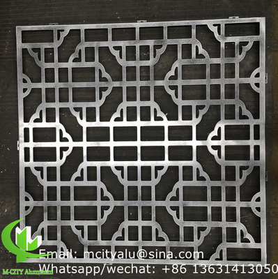 aluminium massief paneel gevel bekleding op maat gemaakt 2,5 mm dikte voor gordijnwand gevel decoratie