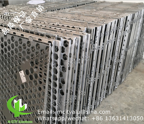aluminium geperforeerd massief paneel gevelpaneel bekleding paneel voor gordijnwand scherm paneel