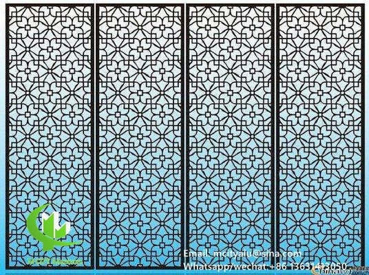 Aluminium massief decoratief wandpaneel voor scherm met 2 mm metaalplaat 1m x 1m