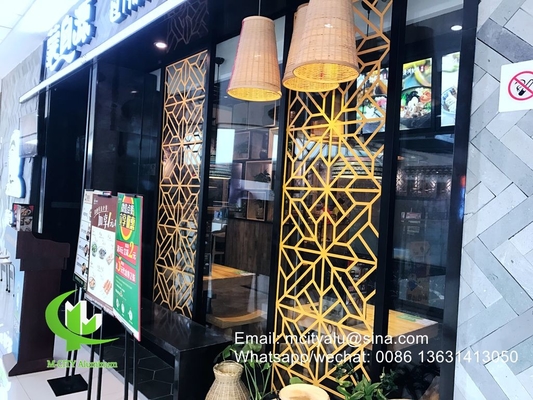 China geperforeerd aluminium scherm laser snijden cnc carving gordijn wandpaneel gemaakt in China bekleding gevelwandpaneel