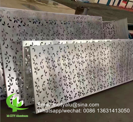 Aluminium massief decoratief wandpaneel voor scherm met 2 mm metaalplaat 1m x 1m