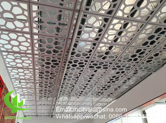 metalen Aluminium geperforeerd decoratief paneel voor gordijnwand gevel bekleding wandpaneel met een dikte van 3 mm geperforeerd