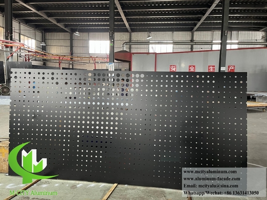 Punching Architectonische decoratieve schermpanelen Aluminiumplaat voor buitenwandbekleding