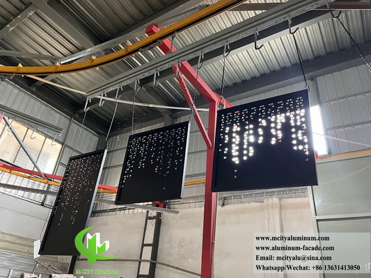 Punching Architectonische decoratieve schermpanelen Aluminiumplaat voor buitenwandbekleding