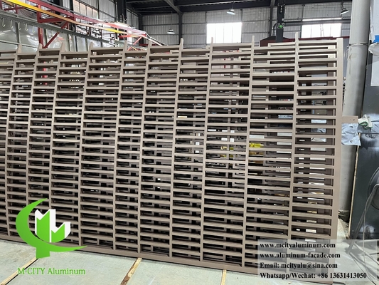PVDF metalen bekleding geperforeerde aluminiumplaten voor gebouwde decoratie