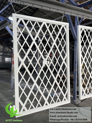 Laser gesneden metalen scherm Aluminium laser gesneden panelen Decoratief scherm