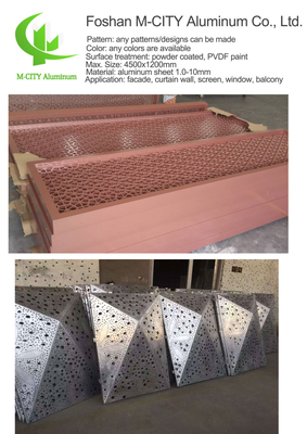 China Aluminium privacy scherm CNC laser gesneden decoratief paneel gevel wandpaneel bekleding paneel