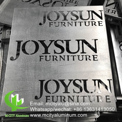 China Aluminium CNC laser gesneden decoratief paneel voor billboard advertentiebord