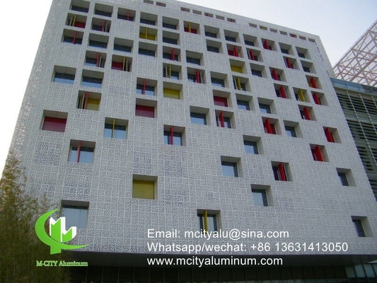 China Aluminium gevel CNC laser gesneden decoratief paneel voor gevel wandpaneel bekleding paneel
