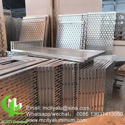 Aluminium metalen gevelbekleding in Oostenrijkse stijl buigplaat 2,5 mm dik voor decoratie van gordijnwand gevel