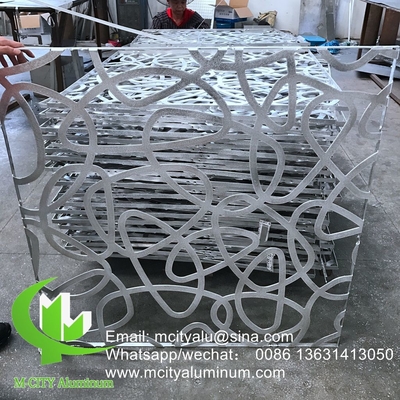 metalen aluminium geperforeerd plaat metalen privacy scherm gevel bekleding buigplaat 2,5 mm dik voor decoratie