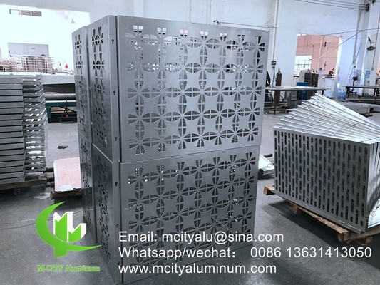 Laser gesneden plaat poederbedekt Aluminium CNC laser gesneden decoratief paneel voor gevelwandpaneel bekleding paneel