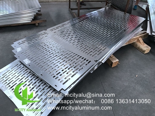 China fabriek superduurzaam poeder gecoat Aluminium CNC geperforeerd decoratief paneel voor gevel wandpaneel bekleding paneel