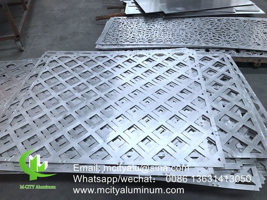metalen aluminium geperforeerd plaat metalen privacy scherm gevel bekleding buigplaat 2,5 mm dik voor decoratie