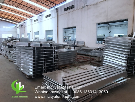 Aluminium geperforeerd holle paneel bekleding paneel 2,5 mm dik voor vensterversiering
