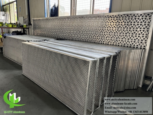 Aluminium scherm metalen gaas met raam voor privacy ruimte verdeler Exterieur interieur decoratie