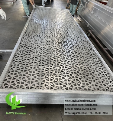 Laser gesneden metalen scherm Aluminium laser gesneden panelen Decoratief scherm