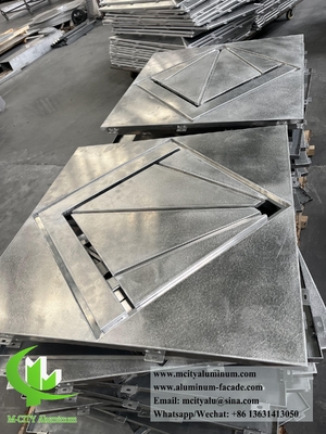 Waterdicht metalen bekledingspaneel Aluminium gevels Vaste aluminium