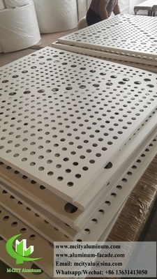 Architecturale metalen gevels Aluminium bekledingspaneel perforatieplaat