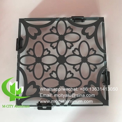 Aluminium geperforeerd massief paneel metalen gevel bekleding paneel 2,5 mm dik voor gordijnwand gevel decoratie