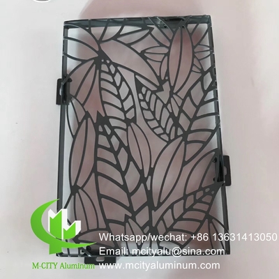 Aluminium geperforeerd massief paneel metalen gevel bekleding paneel 2,5 mm dik voor gordijnwand gevel decoratie