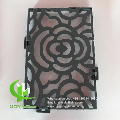 Aluminium geperforeerd massief paneel metalen gevel bekleding paneel 2,5 mm dik voor gordijnwand gevel decoratie
