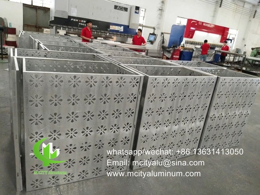 airconditioner cover aluminium cover metalen gevel bekleding buigplaat voor gordijnwand gevel decoratie