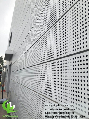 CNC-punching metalen plaat Aluminium solide paneel voor buitenmuur gevelsysteem