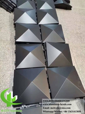 3D metalen bekleding aluminium panelen met CNC-snijpatronen