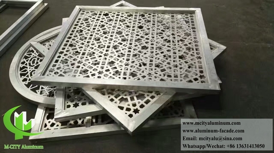 Aluminium scherm metalen gaas met raam voor privacy ruimte verdeler Exterieur interieur decoratie