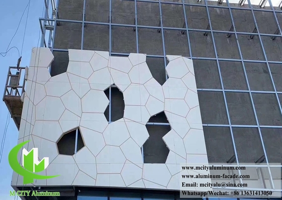 Waterdicht metalen bekledingspaneel Aluminium gevels Vaste aluminium