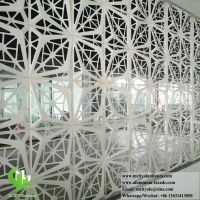 3D metalen bekleding aluminium panelen met CNC-snijpatronen
