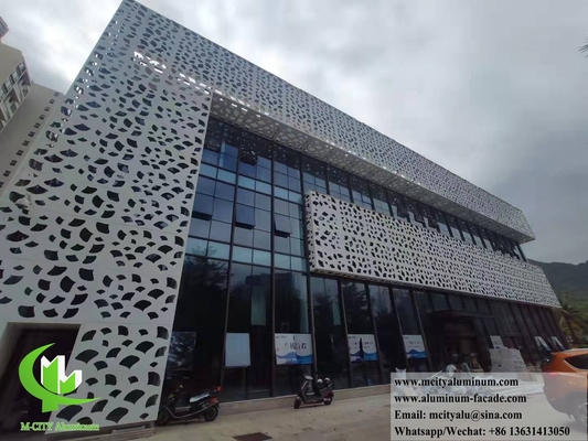 CNC-punching van aluminium bekleding solide paneel voor wanddecoratie