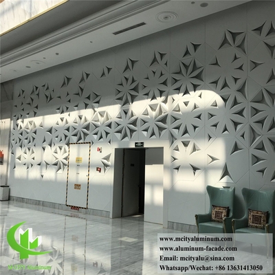 CNC-punching van aluminium bekleding solide paneel voor wanddecoratie