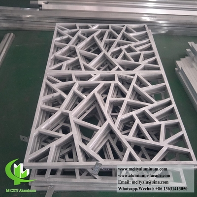CNC gesneden aluminium gegraveerd paneel voor decoratie van gevelbekleding