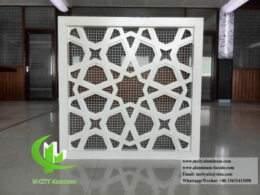 Aluminium scherm metalen gaas met raam voor privacy ruimte verdeler Exterieur interieur decoratie