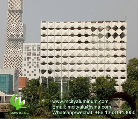 3d-metalen tuinscherm aluminium privacy scherm metalen gevel bekleding 2,5m muur gevel decoratie