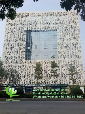 3d aluminium gevelwand bekleding paneel buitenste gebouw dekking voor het gebouw buiten gezicht