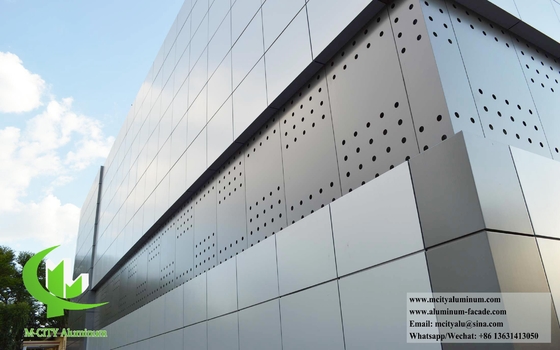 Gevels van massief aluminium gevelbekleding