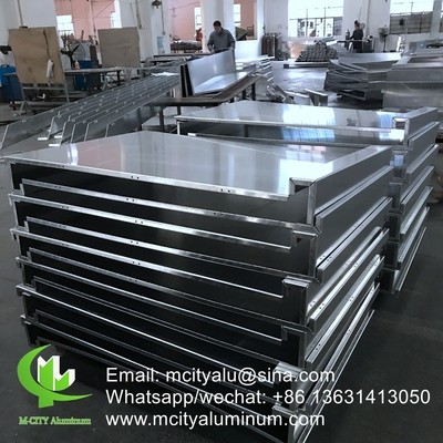 aluminium massief paneel Aluminium gevelwandpaneel bekledingspaneel met beugel voor buitengebouwen