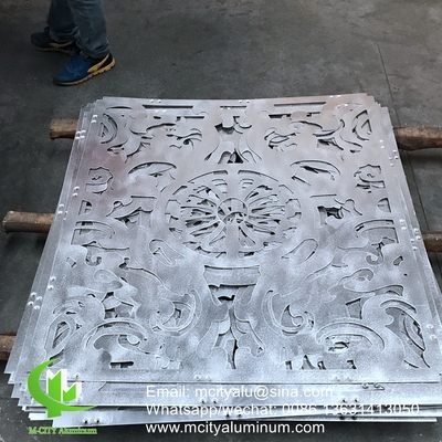 Aluminium geperforeerde scherm voor balkon met 3 mm metaalplaat met poederlaag