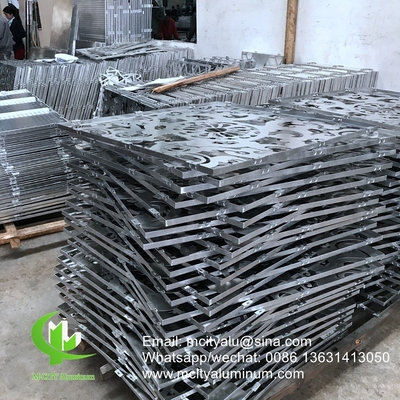 Aluminium geperforeerd wandpaneel voor balkongevel met 3 mm metaalplaat met pvdf