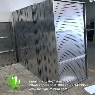 Aluminium metalen gevelbekleding in Oostenrijkse stijl buigplaat 2,5 mm dik voor decoratie van gordijnwand gevel