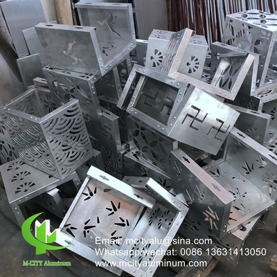 airconditioner cover aluminium cover metalen gevel bekleding buigplaat voor gordijnwand gevel decoratie